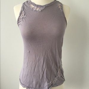 Free w/ purchase! Designer Tank Lace Purple sz XS